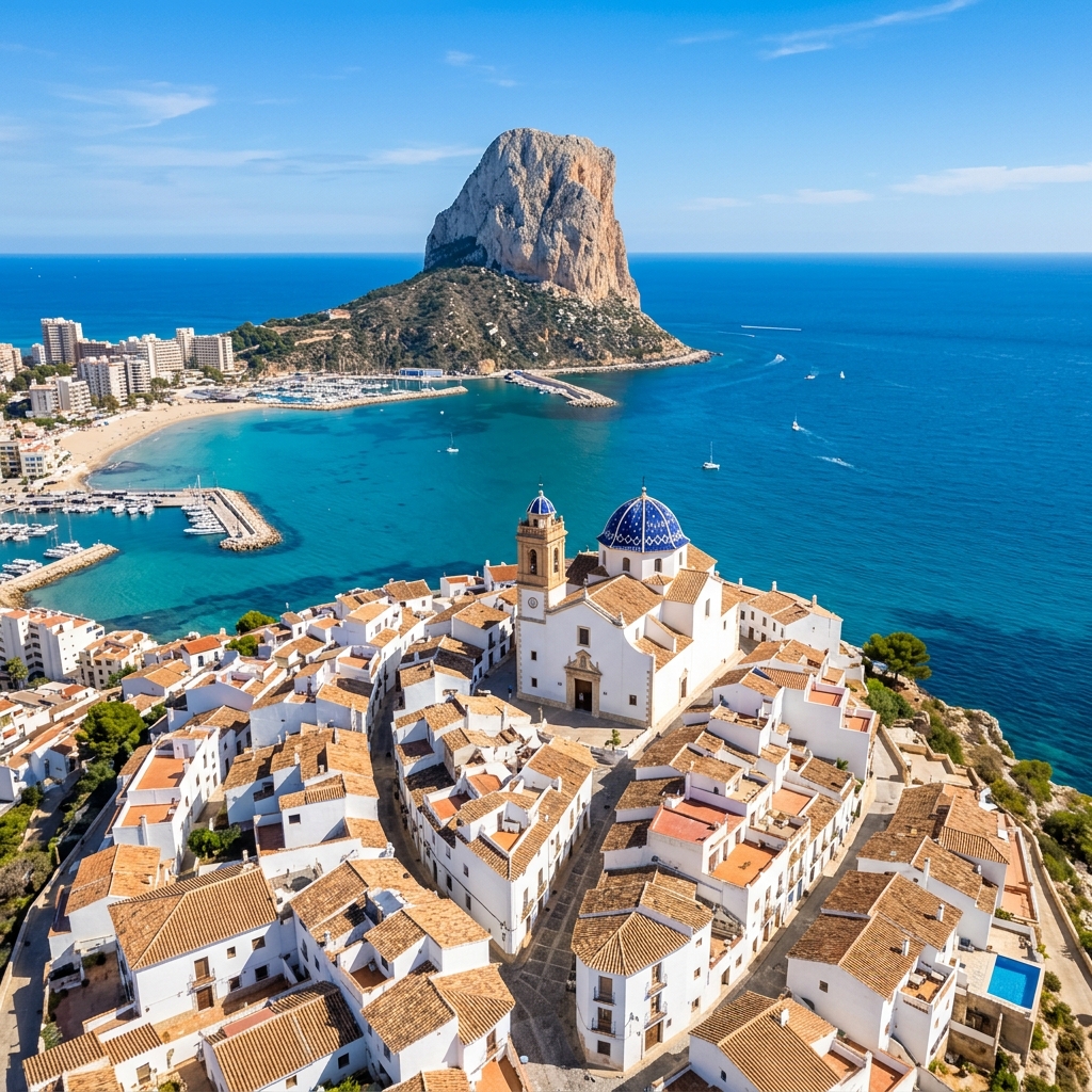 Calpe mit Peñón de Ifach, Costa Blanca