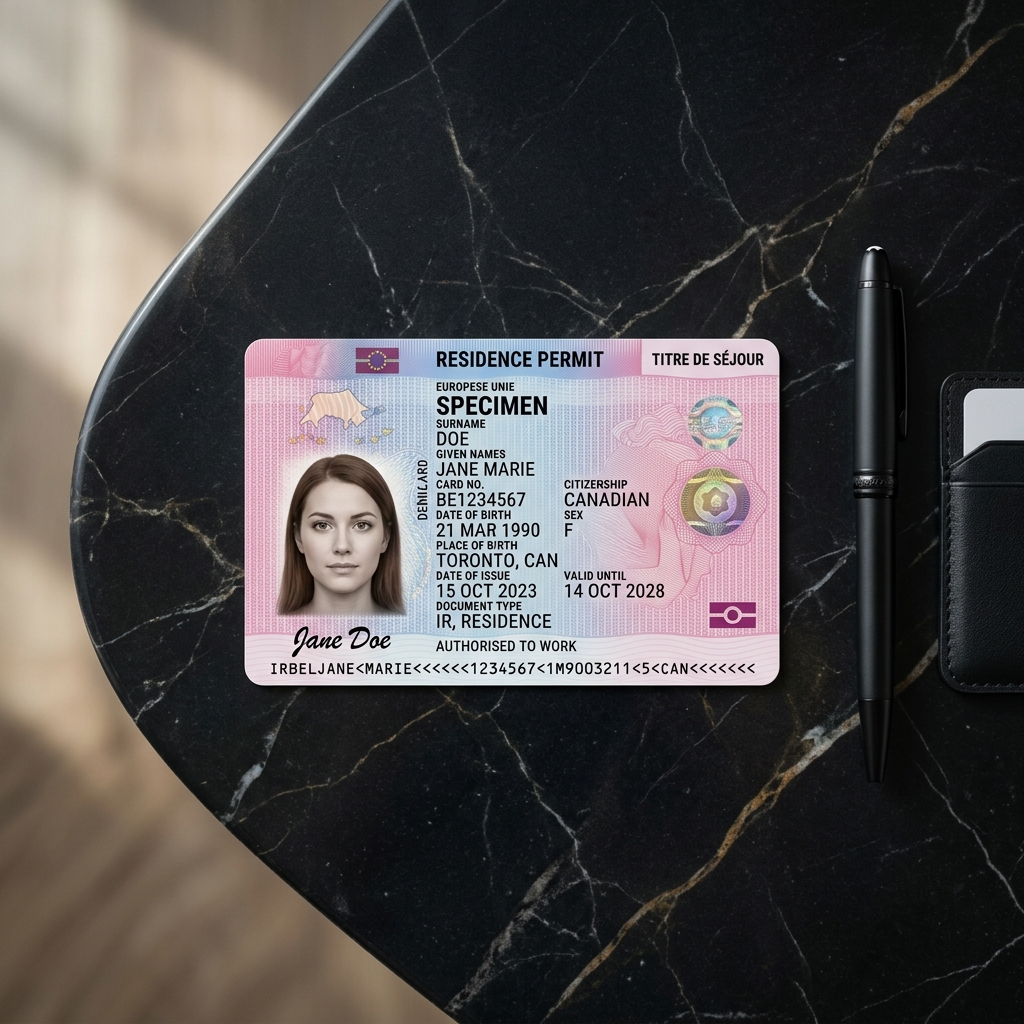 Greek Residence Permit Card
